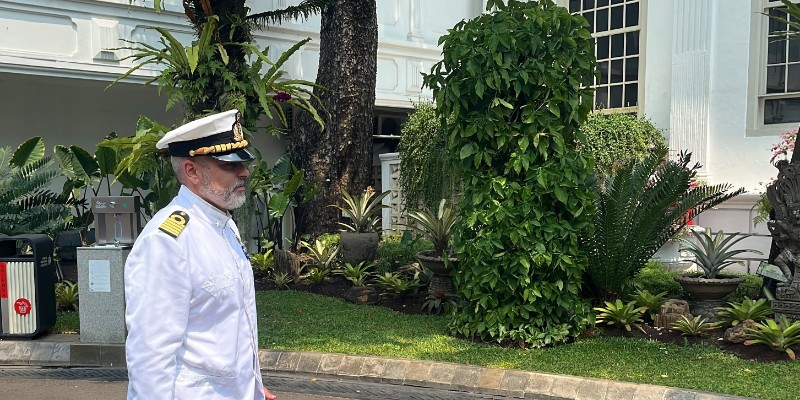 Usai Antar Giuseppe Garibaldi, Perwakilan Angkatan Laut Italia Temui Prabowo