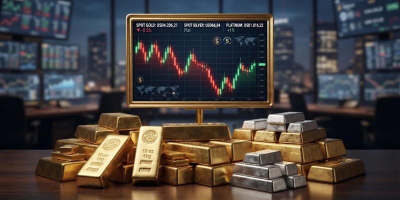 Emas Gagal Bersinar, Tertekan Ekspektasi Suku Bunga Ketat dan Penguatan Dolar AS