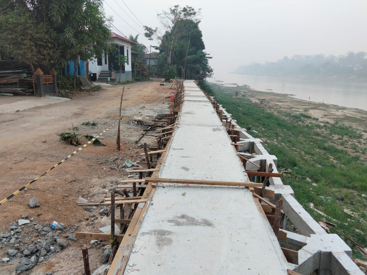 Proyek Tebing Sungai Pinoh BWSK 1 Pontianak Disorot, PW GNPK RI Kalbar Minta Penegak Hukum Turun Investigasi