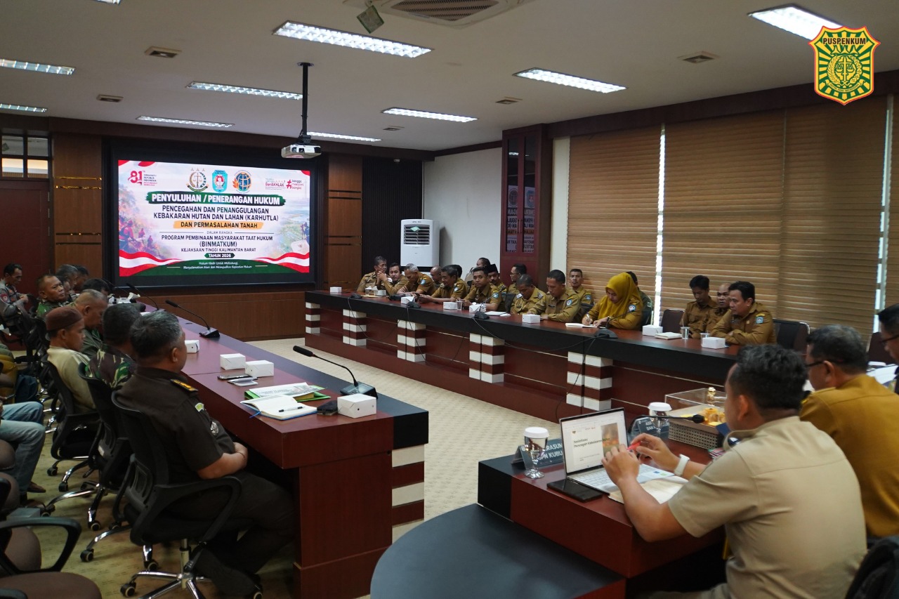 Kejati Kalbar Gelar Penyuluhan Hukum, Bahas Pencegahan Karhutla Dan Permasalahan Pertanahan