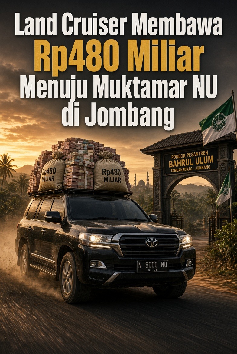Duit Rp480 Miliar Dibawa Gunakan Land Cruiser ke Arena Muktamar NU