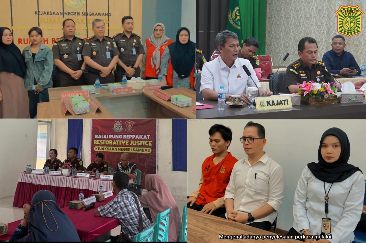 Kajati Kalbar Setujui Empat Permohonan Mekanisme Keadilan Restoratif
