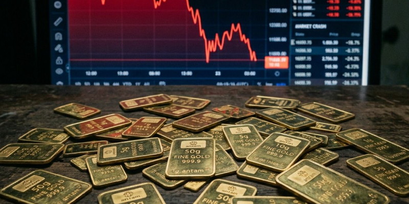 Harga Emas Antam Turun Tiga Hari Beruntun, Termurah Rp1,3 Juta