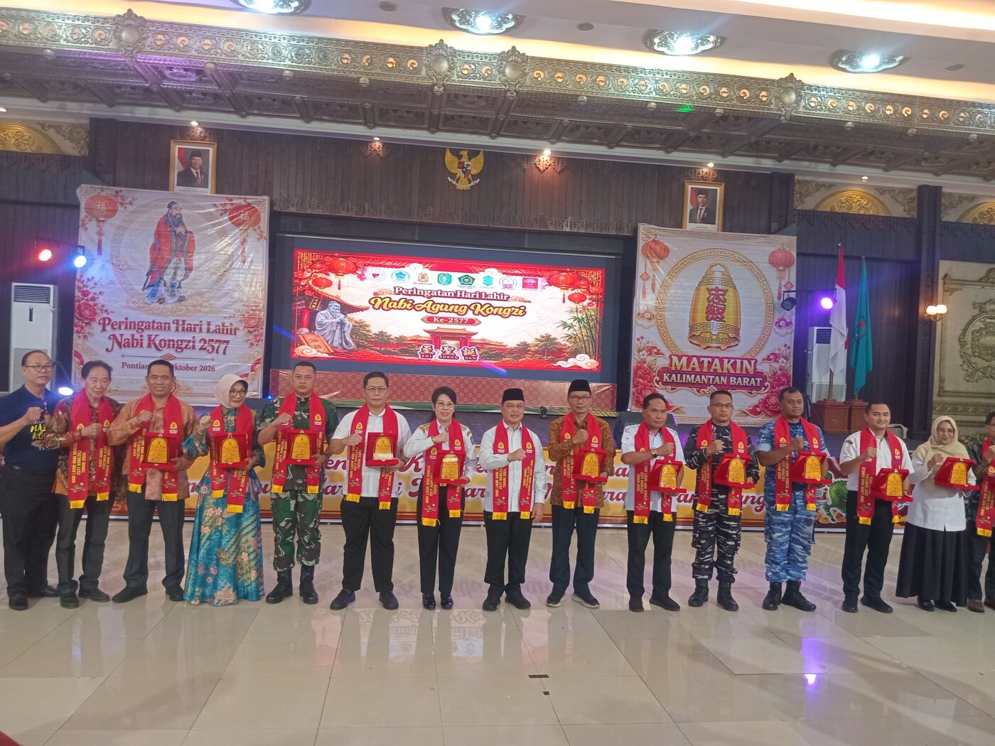 MATAKIN Kalbar Peringati Hari Lahir Nabi KongZi 2577, Harmoni Mebangun Kalimantan Barat