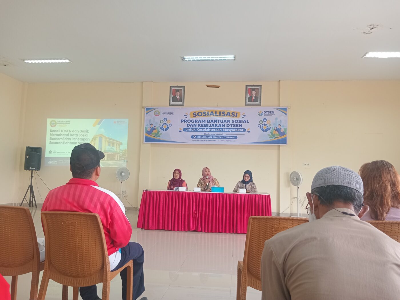 Agar Tepat Sasaran, Kelurahan Siantan Tengah Gelar Sosialisasi Program Bansos dan Kebijakan DTSEN