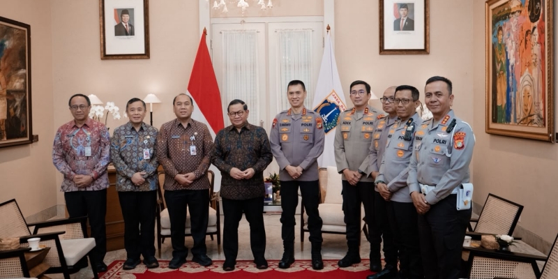 Komit Jaga Keamanan Ibu Kota, Kapolda Metro Jaya Temui Gubernur Pramono