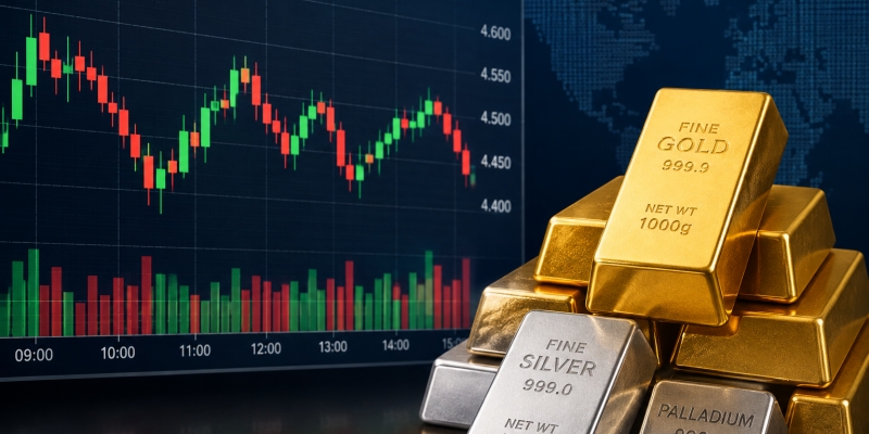 Emas Tertekan Dolar AS, Logam Mulia Lainnya Justru Berkilau