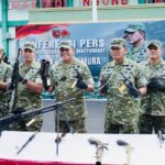 TNI Terima Penyerahan 75 Senjata Peninggalan Konflik Sosial Maluku
