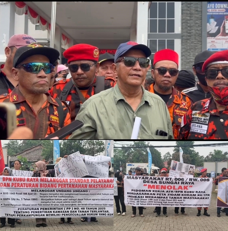 Sertifikasi Tanah Tak Kunjung Jelas, Ratusan Warga Sungai Raya Desak BPN Verifikasi NIB dan Status Lahan
