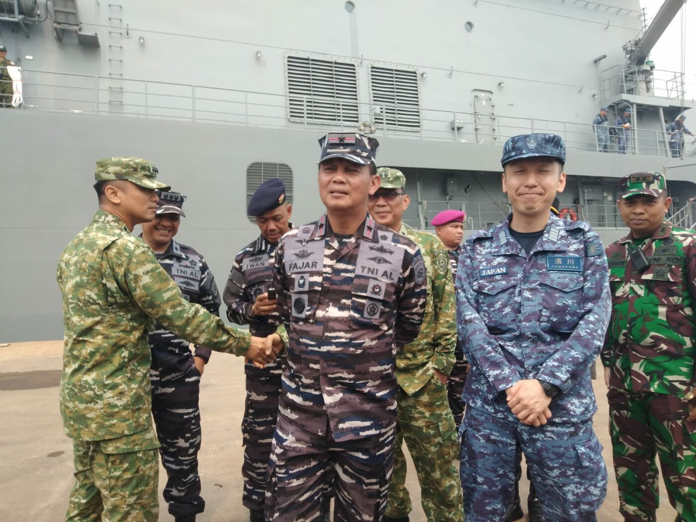 Kodaeral XII Lepas JS Kunisaki, Kapal Jepang Tuntas Dukung Penanganan Karhutla di Kalbar