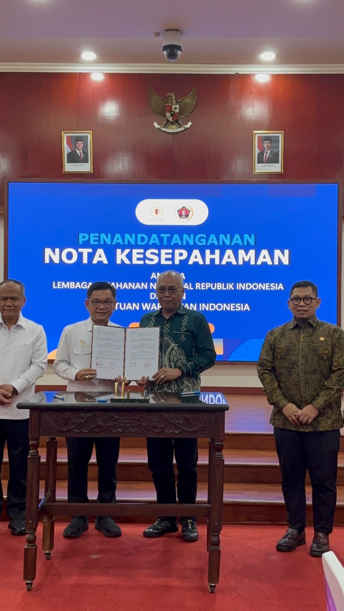 PWI-Lemhannas Teken MoU untuk Menjaga Ketahanan Nasional