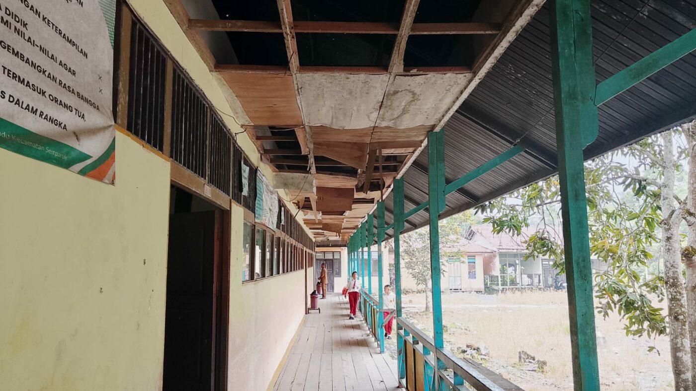 Sekolah Rusak, Viral Dulu, Disdikbud Sambas Turun Kemudian