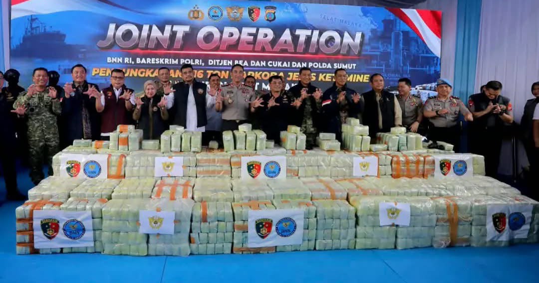 Ungkap Penyelundupan Narkoba 1,16 Ton Ketamin di Sumut, Kapolri : Berpotensi Selamatkan 5,8 Juta Jiwa