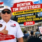 Laskar Prabowo LP 08 Bentuk Tim Investigasi, Ajak Masyarakat Awasi Proyek Revitalisasi 2026